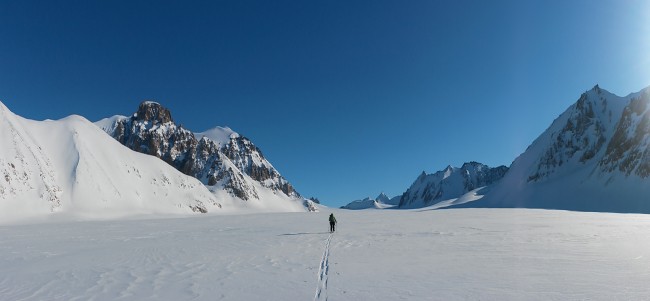 climbers on glacier in greenland