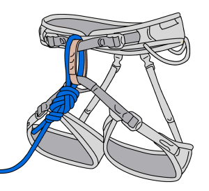 figure-8 knot climbing harness