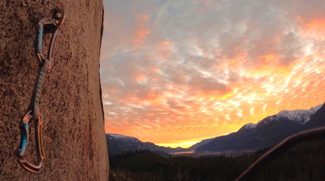 sport climbing quickdraw