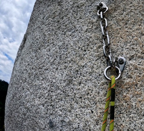 middle marker on climbing rope