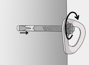 how to place rock climbing bolts