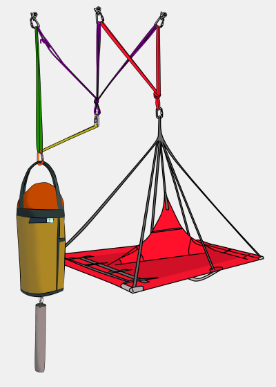 portaledge and haulbag