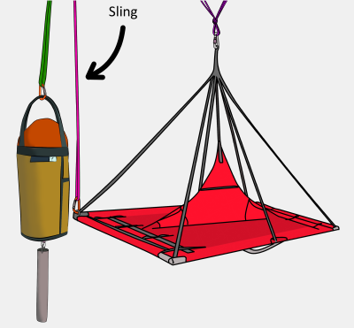 how to camp on a vertical wall