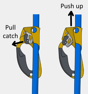 how to jumar a climbing rope