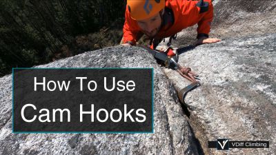 cam hooks aid climbing video