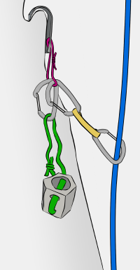 use aid climbing hooks