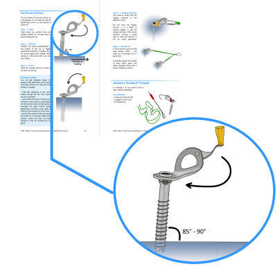 VDiff glacier travel crevasse rescue book beginners guide