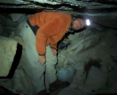 Patagonian cave torres del paine