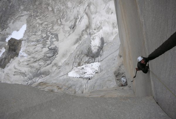 Patagonia big wall climbing