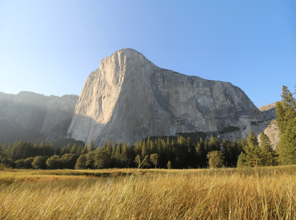 El Cap rock climbing