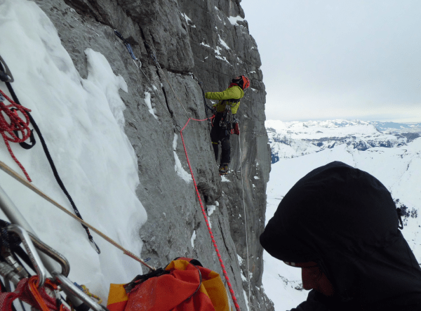 Eiger north face climbing Neil Chelton