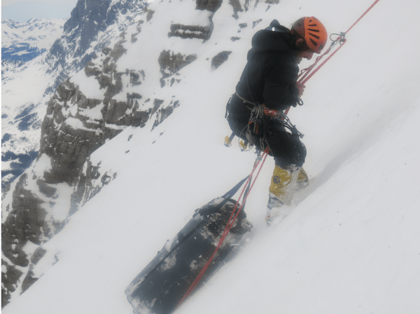 Eiger north face big wall aid climbing
