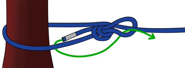 Double bowline climbing knot