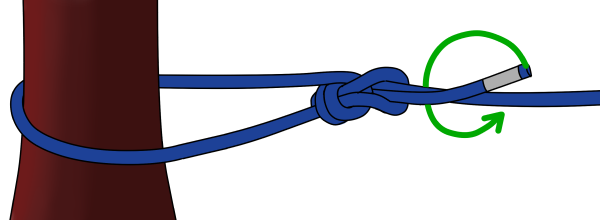 Double bowline climbing knot