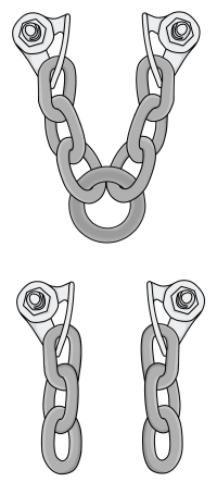 Sport anchors lowering chains