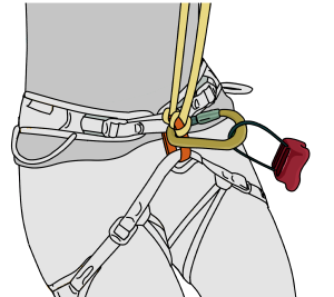 Climbing belay device