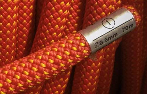 Sport climbing rope