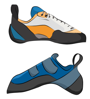 Sport climbing shoes