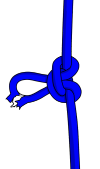 how to abseil past a knot