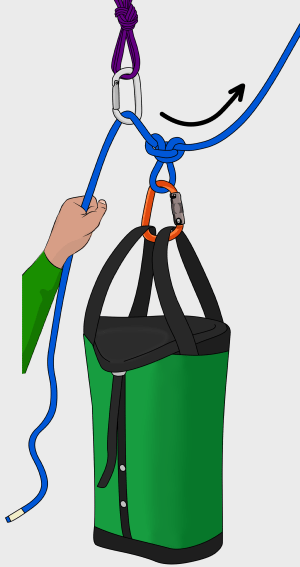 rock climbing haul bag