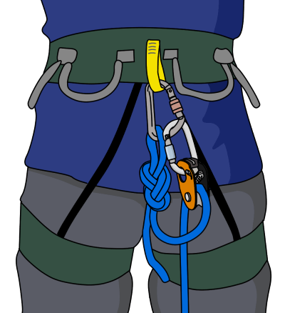 micro traxion climbing harness