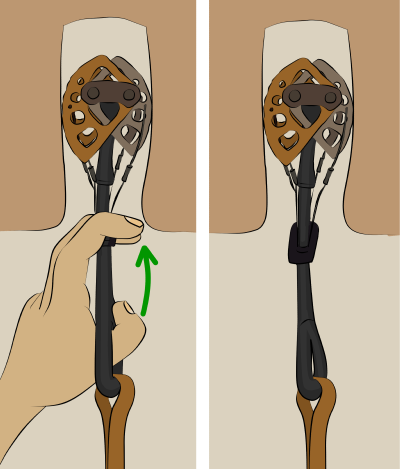 How to place cams climbing