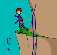 drop belay device climbing