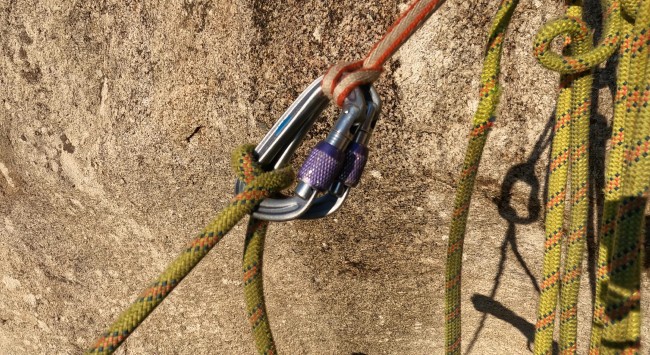 garda hitch for rock climbing