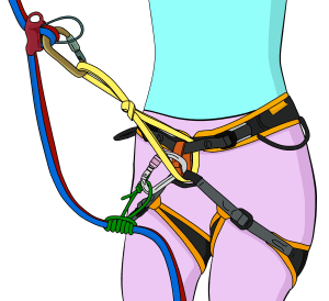 How to extend belay device