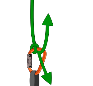 Munter hitch belaying