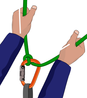 Italian hitch belay