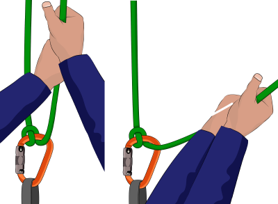 Munter italian hitch belaying