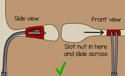 How to use climbing nuts