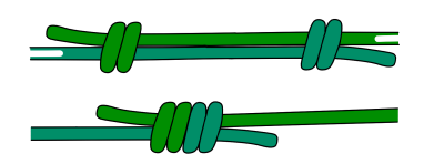 how to tie a double fishermans knot