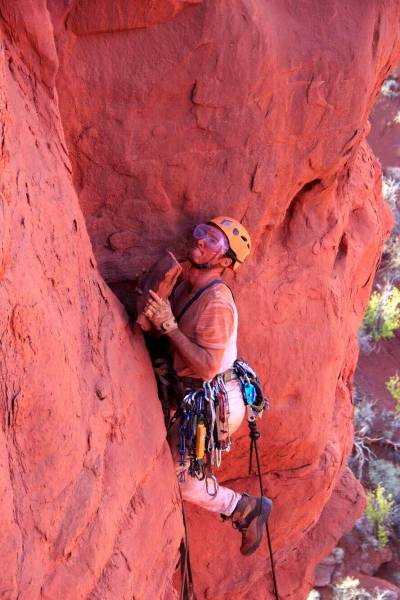 neil chelton fisher towers aid climbing