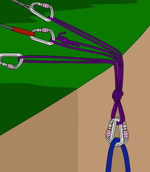 extend abseil cord
