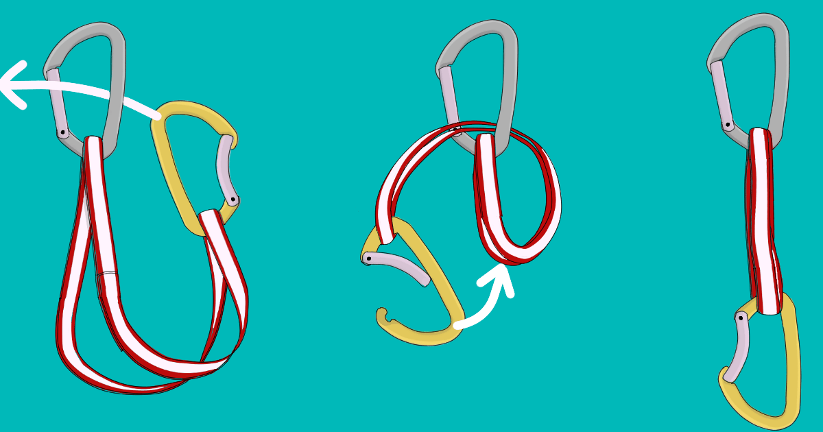 Extendable Quickdraws Learn To Trad Climb VDiff Climbing