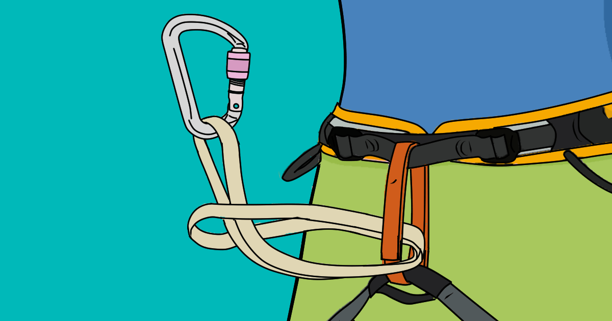 The Girth Hitch (Larksfoot) > Essential Rock Climbing Knots VDiff