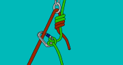 climbing rope abseil