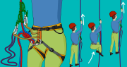 how to prusik up a rope