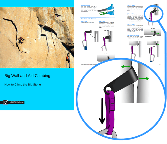 VDiff big wall and aid climbing book