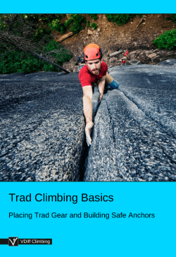 VDiff Trad Climbing Basics book